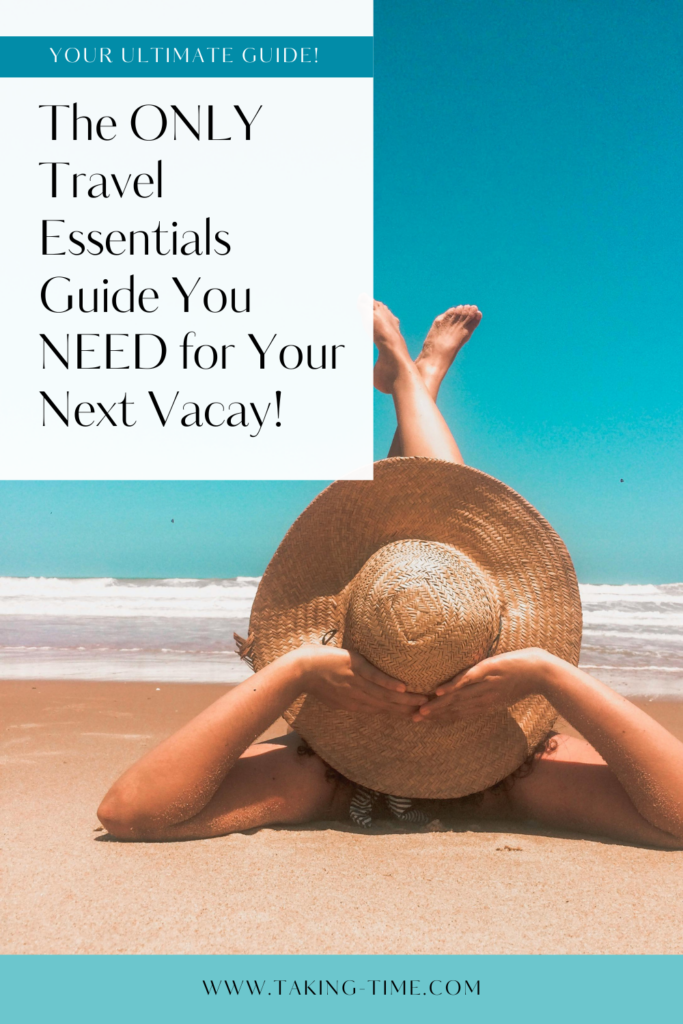 The Ultimate List of Travel Essentials for Women - travel hacks, travel essentials, travel essentials for women, plane tips, airplane, car, roadtrip, packing, easy, best, travel backpack
taking-time.com