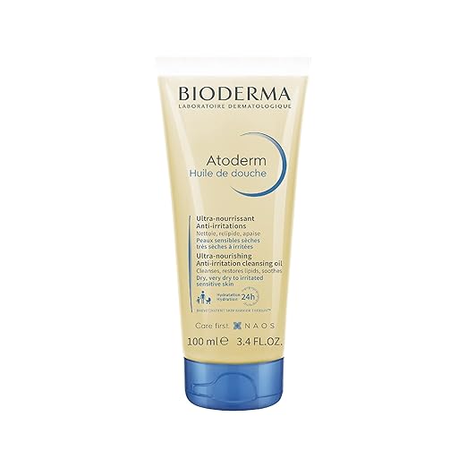 Bioderma - Atoderm - Cleansing Oil - Face and Body Cleansing Oil - Soothes Discomfort - Cleansing Oil for Very Dry Sensitive Skin