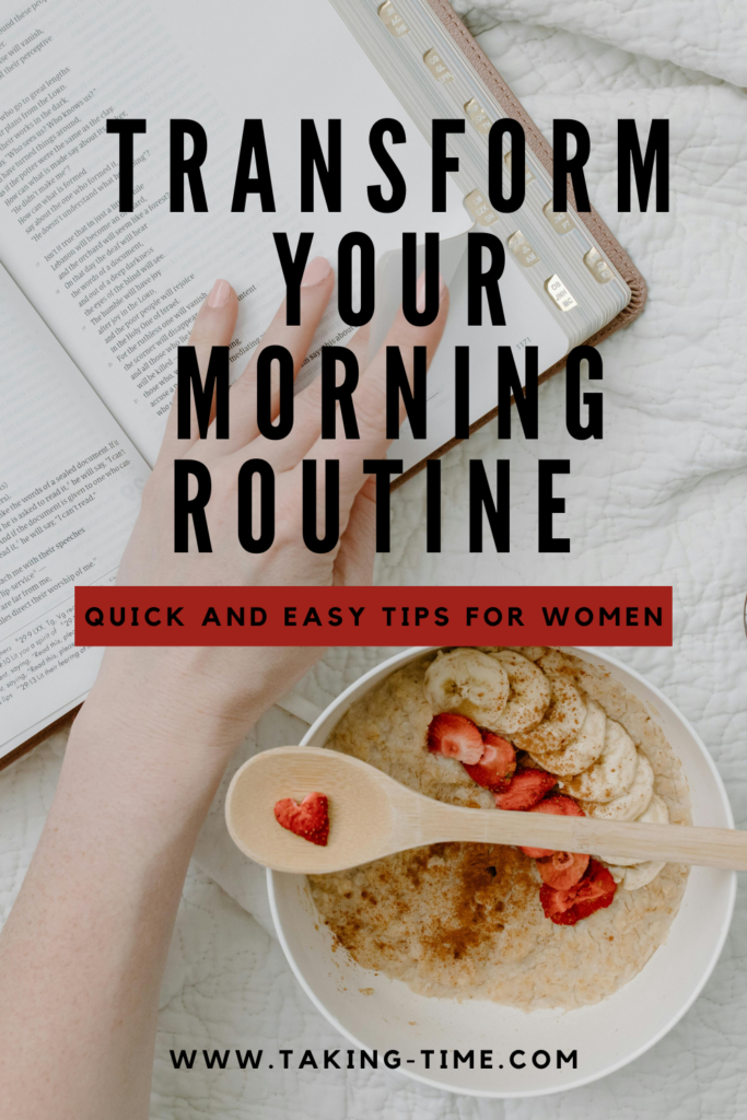 STREAMLINE YOUR MORNING ROUTINE: MORE FUN, LESS STRESS FOR MOMS
taking-time.com
Photo by Tara Winstead: https://www.pexels.com/photo/a-person-having-breakfast-while-reading-a-book-8383463/