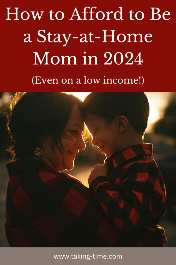 "How I Afford to Be a Stay-at-Home Mom on a Low Income" blog post: This article outlines strategies for living on one income, including creating a budget, lowering monthly expenses, and paying off debt. It offers tips on reducing housing, transportation, and food costs, highlights the importance of practicing a new budget before quitting a job, and suggests free activities for making memories with kids. It also discusses emergency preparedness and how to handle financial crises while living on a single income.