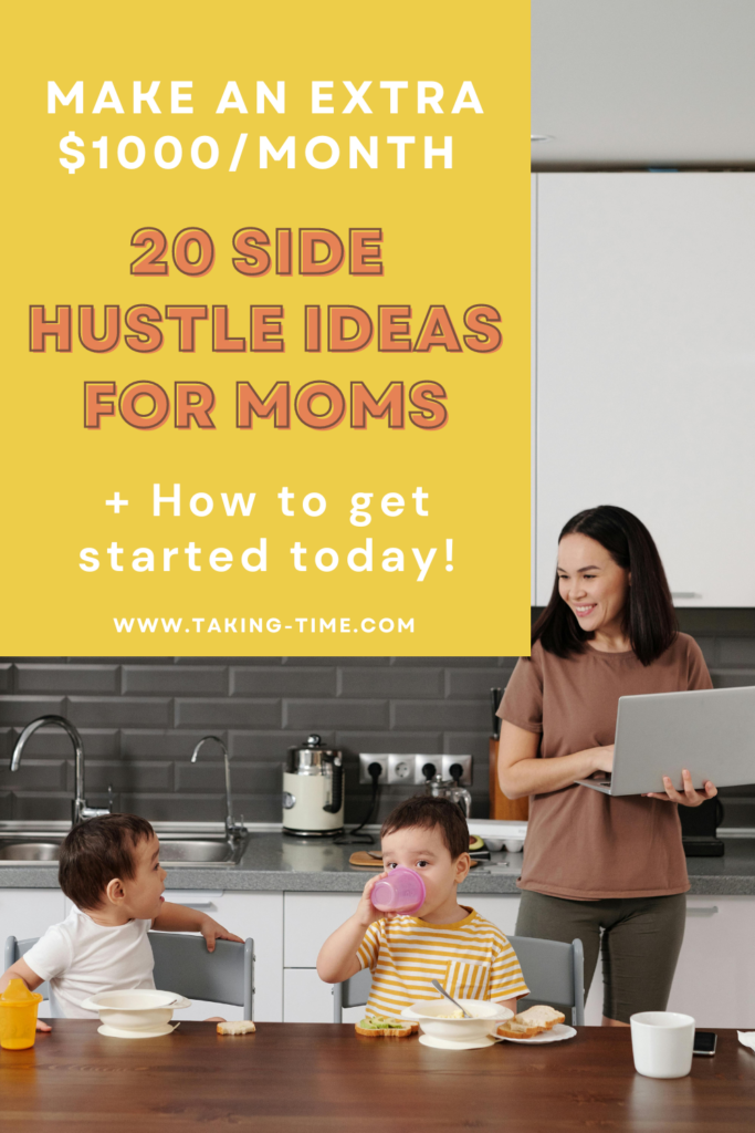 Blog post on freelance side hustle ideas for stay-at-home moms in 2024. Learn how to make extra cash during nap times with in-demand niches like AI services, NFT art creation, social media management, and more. Tips include leveraging Fiverr's affiliate program, optimizing gig visibility, and building client relationships. Perfect for moms looking to boost income from home.