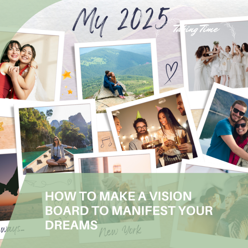 A vision board is a tool for manifesting dreams and goals by visualizing them in a tangible format. This guide covers vision board ideas, the psychology behind them, and how to create an aesthetic vision board. It includes tips on preparation through meditation and journaling, choosing a medium, selecting categories like health and career, and designing a personalized board. Success tips include making the board visible and creating an actionable plan.