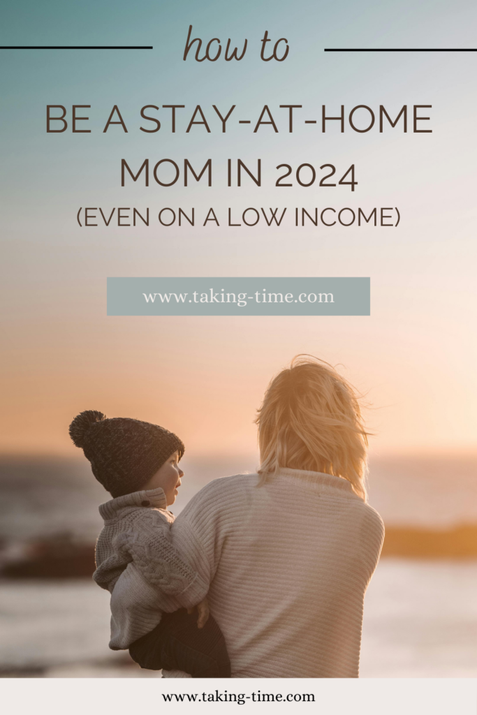 "How I Afford to Be a Stay-at-Home Mom on a Low Income" blog post: This article outlines strategies for living on one income, including creating a budget, lowering monthly expenses, and paying off debt. It offers tips on reducing housing, transportation, and food costs, highlights the importance of practicing a new budget before quitting a job, and suggests free activities for making memories with kids. It also discusses emergency preparedness and how to handle financial crises while living on a single income.