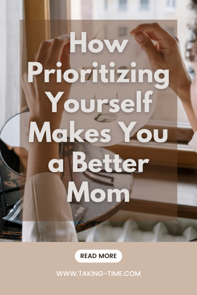 This blog post provides practical tips on how to make time for yourself as a mom, using key strategies like creating routines, organizing your space, scheduling "me time," and taking advantage of short pockets of time. It emphasizes the importance of self-care for overall well-being, happiness, and being a better mom. The post also offers advice on including your child in activities, encouraging independent play, and cutting out time-wasters to find more time for self-care. Key phrases: "how to make time for yourself as a mom," "time to myself," "no time for yourself."