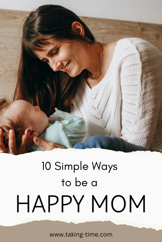 This blog post provides practical tips on how to make time for yourself as a mom, using key strategies like creating routines, organizing your space, scheduling "me time," and taking advantage of short pockets of time. It emphasizes the importance of self-care for overall well-being, happiness, and being a better mom. The post also offers advice on including your child in activities, encouraging independent play, and cutting out time-wasters to find more time for self-care. Key phrases: "how to make time for yourself as a mom," "time to myself," "no time for yourself."