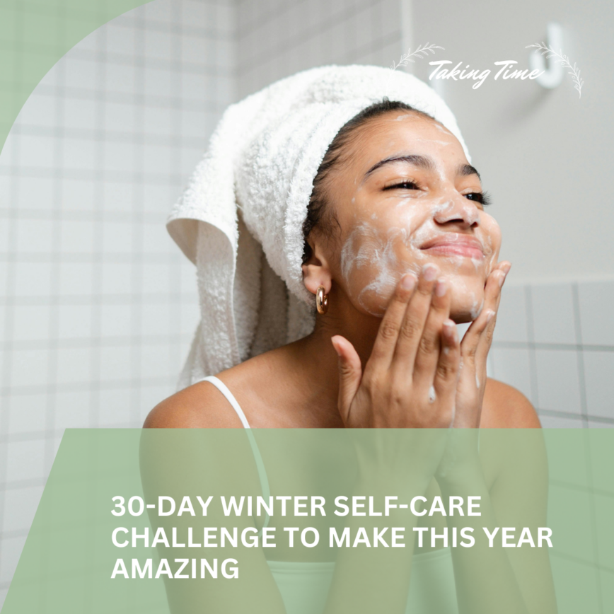 Make this your best year yet by starting it off with this 30 day winter self care challenge. Rest, reflect, and reset to set yourself up for success!